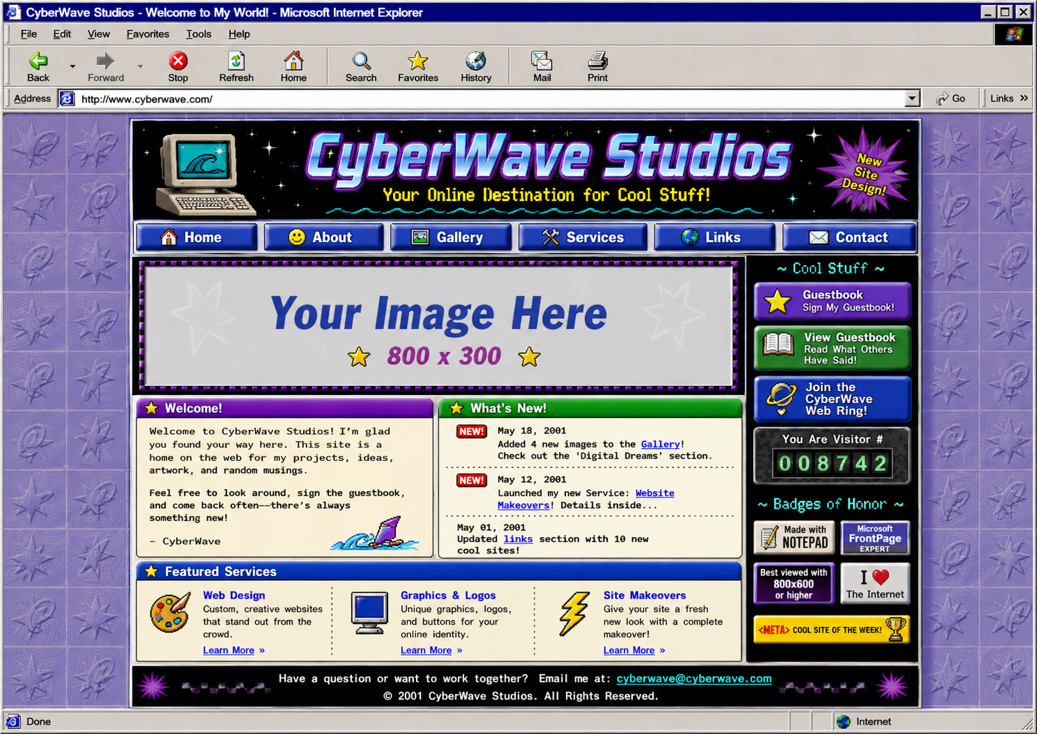 Cyberwave CMS preview